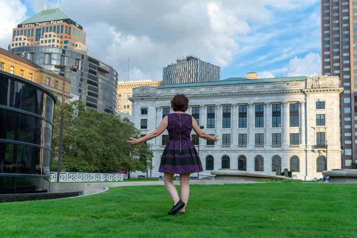 Beth Yurich in Downtown Cleveland